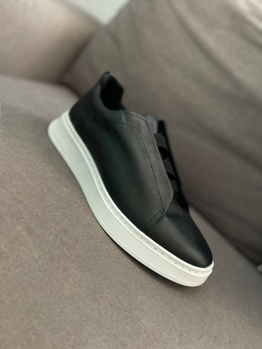 Sneakers Z black corte piel Mod 1009SA