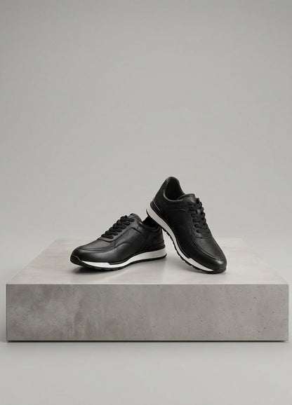 Sneakers negros de piel mod 306