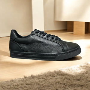 Sneakers AB all black corte piel Mod 2028