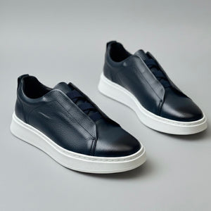 Sneakers Z blue corte piel Mod 1009SA