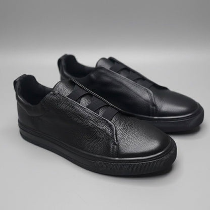 Sneakers Z all black corte piel Mod 1009