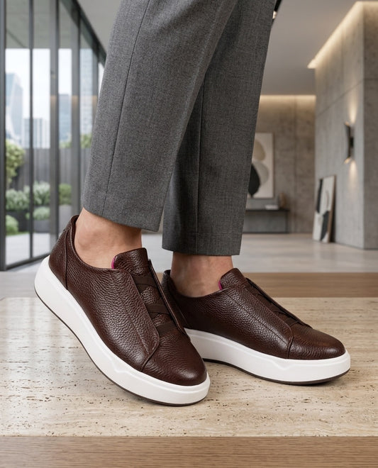 Sneakers Z miel corte piel Mod 201