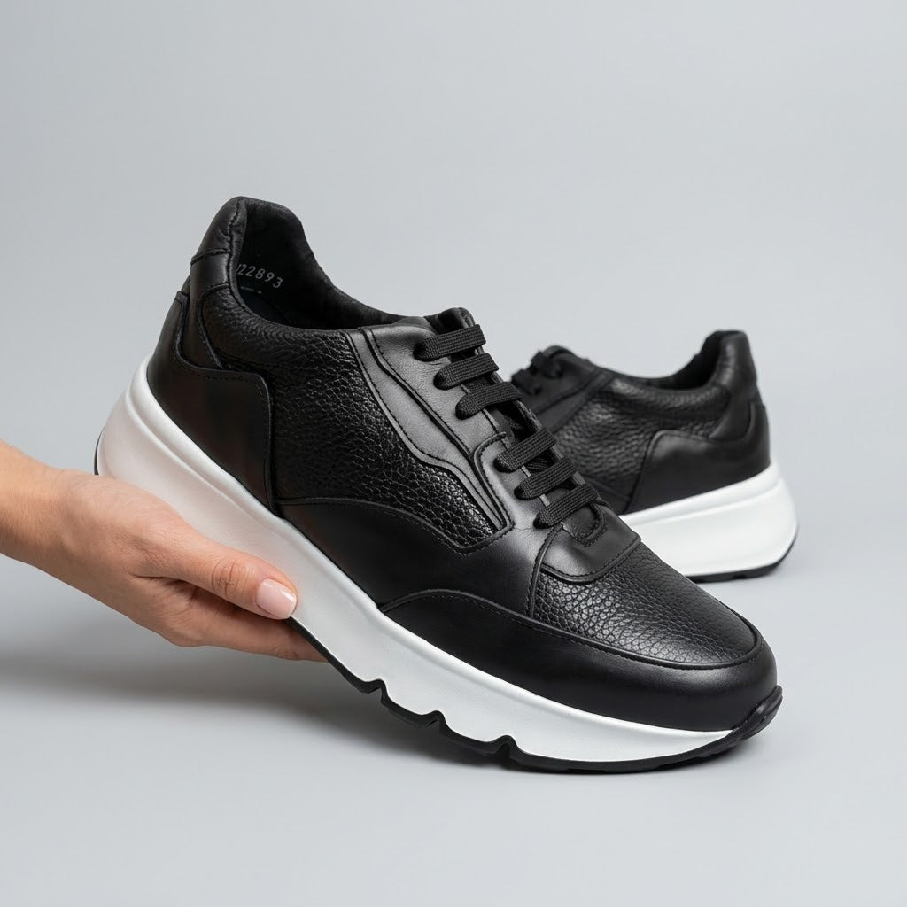 Tenis savage casuales negro pull up mod 40002
