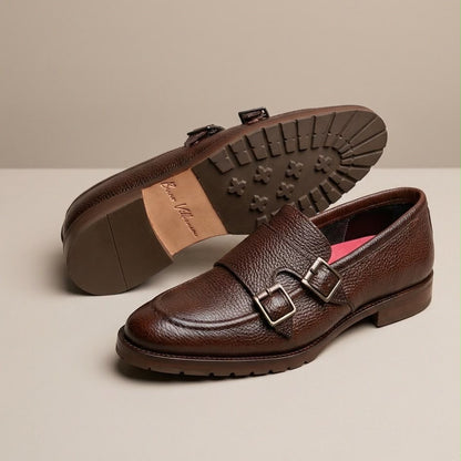 Monkstrap Floter cognac  Mod 7005