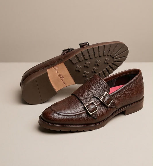 Monkstrap Floter cognac  Mod 7005