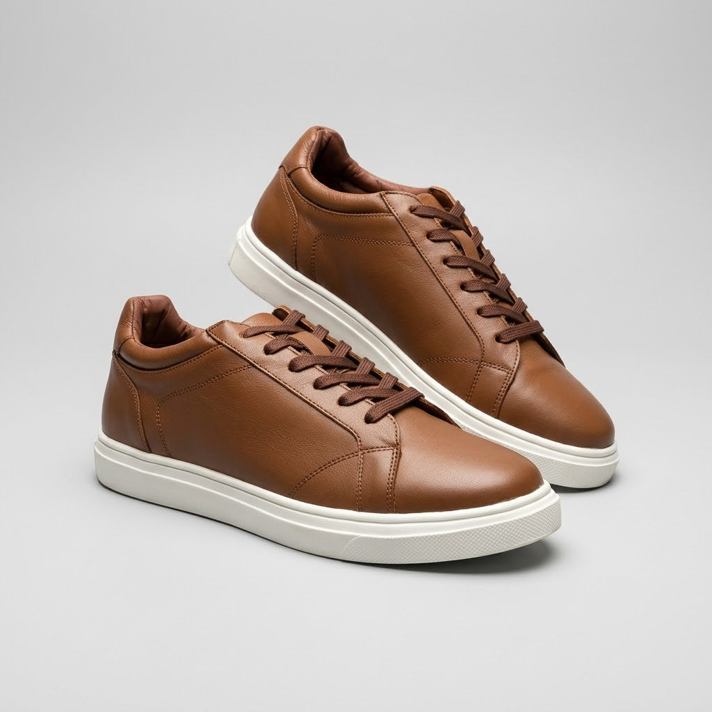 Tenis casuales color miel mod 1410