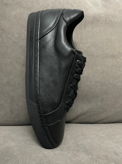 Sneakers AB all black corte piel Mod 2028
