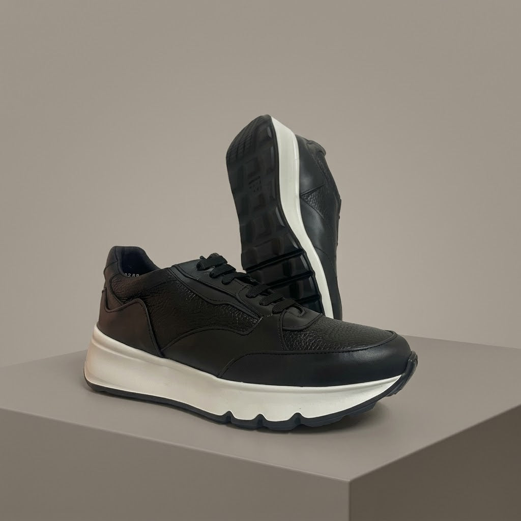 Tenis savage casuales negro pull up mod 40002