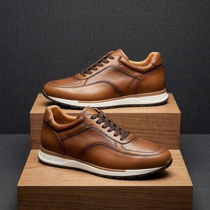 Sneakers color miel de piel mod 306