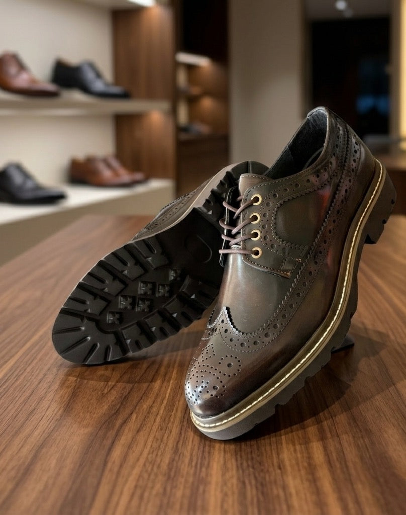 Bostoniano  camaleon café estilo Brogue mod 5428
