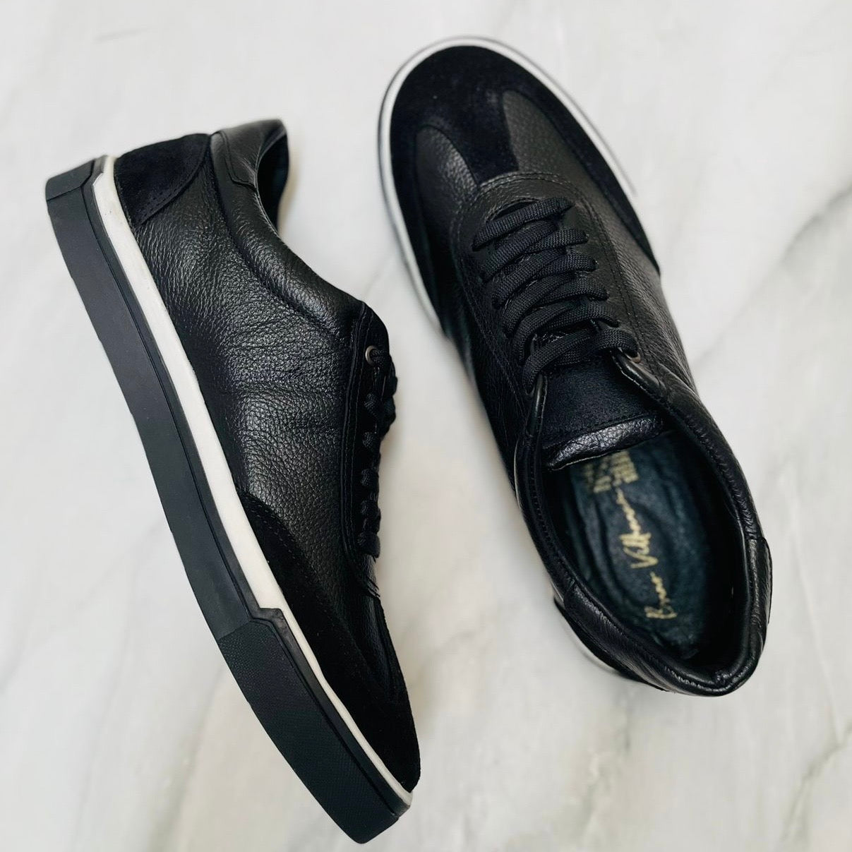 Sneakers Batuque black corte piel Mod 5051