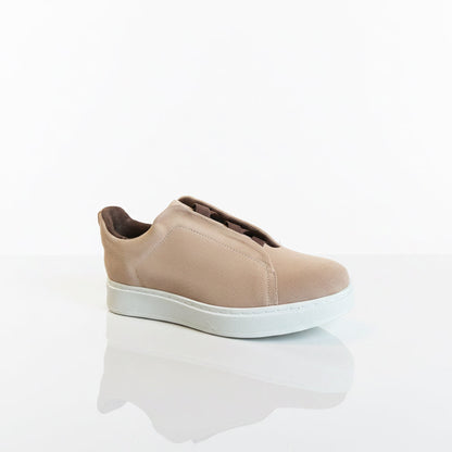 Sneakers Z sand gamuza corte piel Mod 1009SA