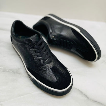 Sneakers Batuque black corte piel Mod 5051