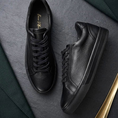 Sneakers AB all black corte piel Mod 2028