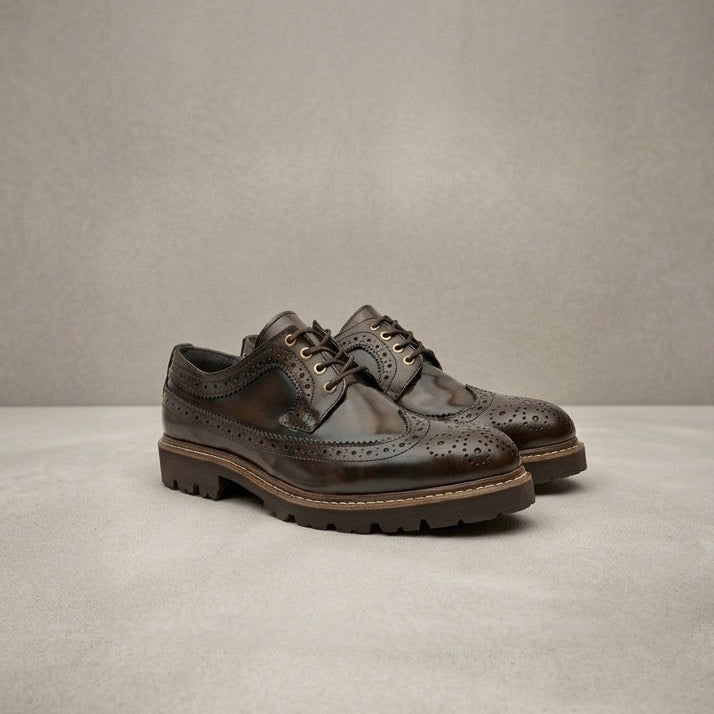 Bostoniano  camaleon café estilo Brogue mod 5428