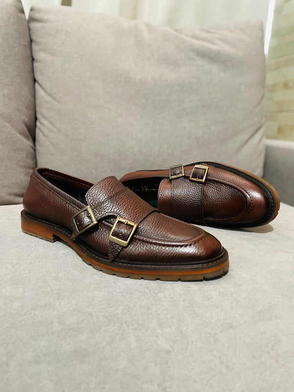 Monkstrap Floter cognac  Mod 7005