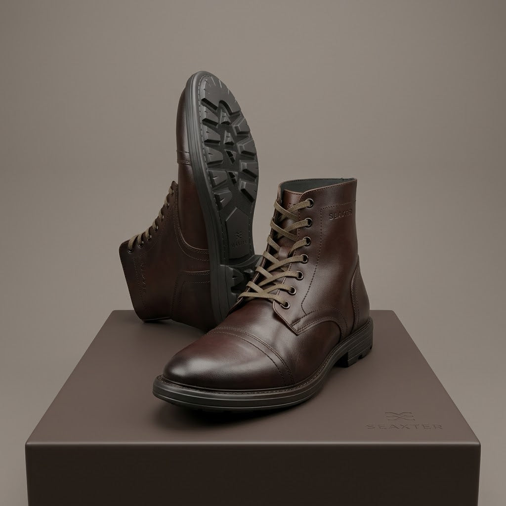 Bota casual camel entintado café mod s6016
