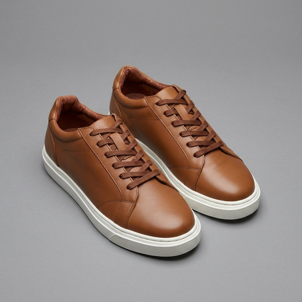 Tenis casuales color miel mod 1410