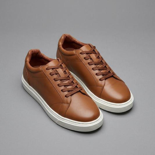 Tenis casuales color miel mod 1410