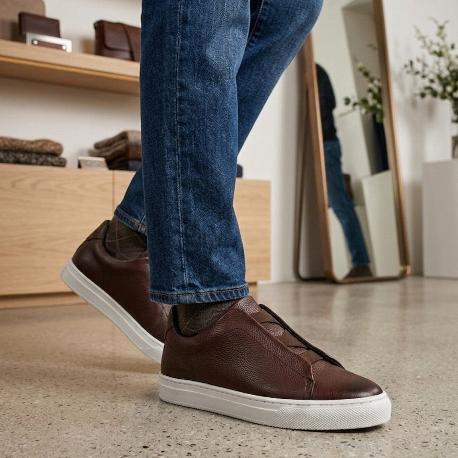 Sneakers Z shedron corte piel Mod 1009