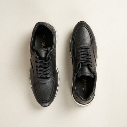 Sneakers negros de piel mod 306
