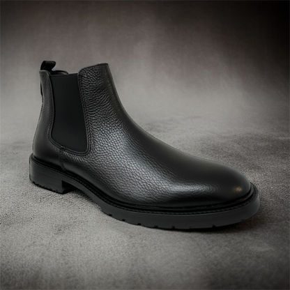 Bota Chelsea Harry Flotter black corte de piel modelo 400sa