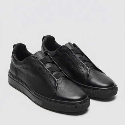 Sneakers Z all black corte piel Mod 1009
