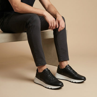 Tenis savage casuales negro pull up mod 40002
