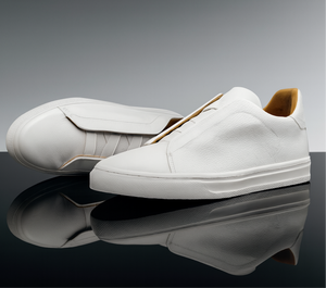 Sneakers Z All white corte piel Mod 1009