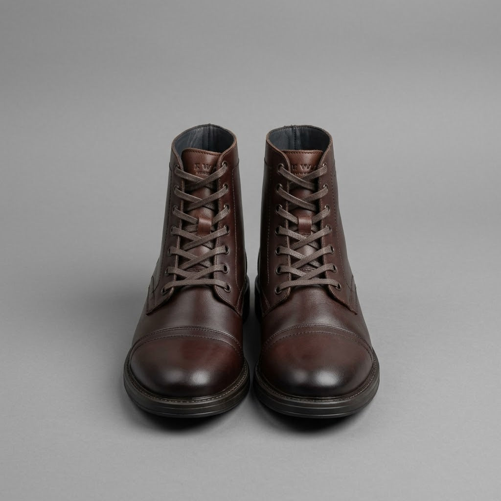 Bota casual camel entintado café mod s6016