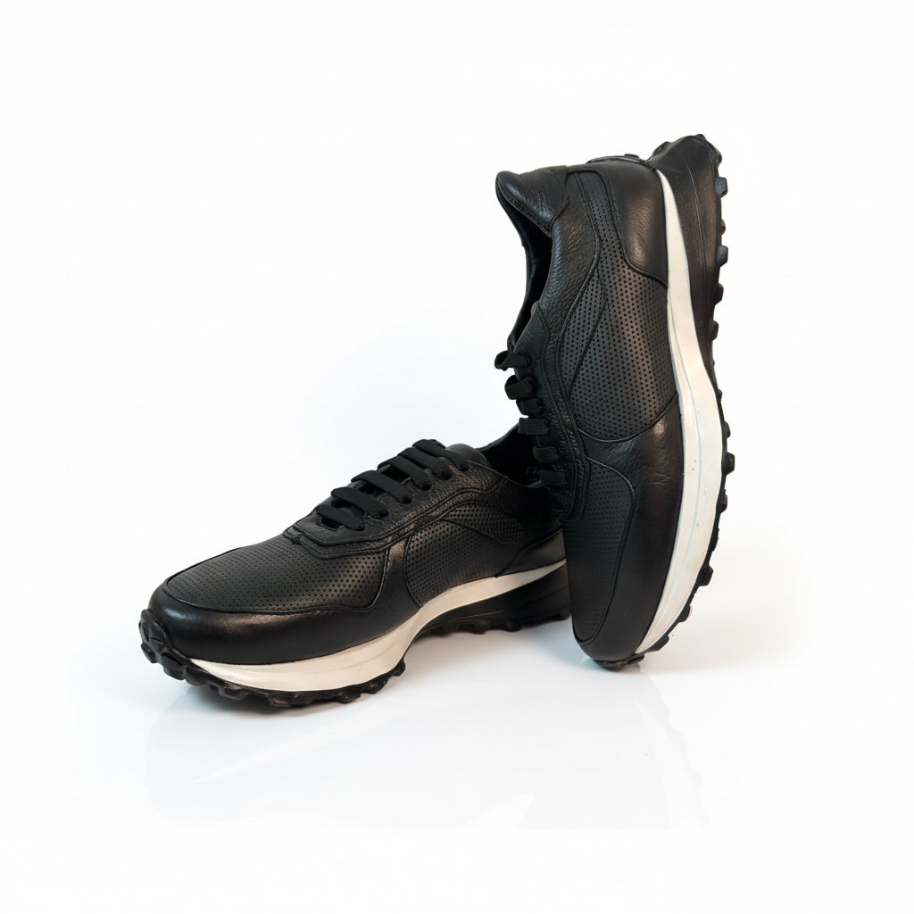 Sneakers de piel + suela ultraligera  20015