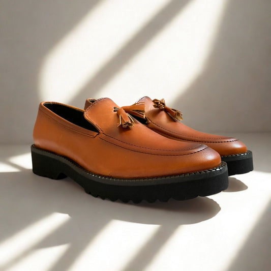 Loafer Honey wax plataforma corte piel y suela ultra confort Mod 7018