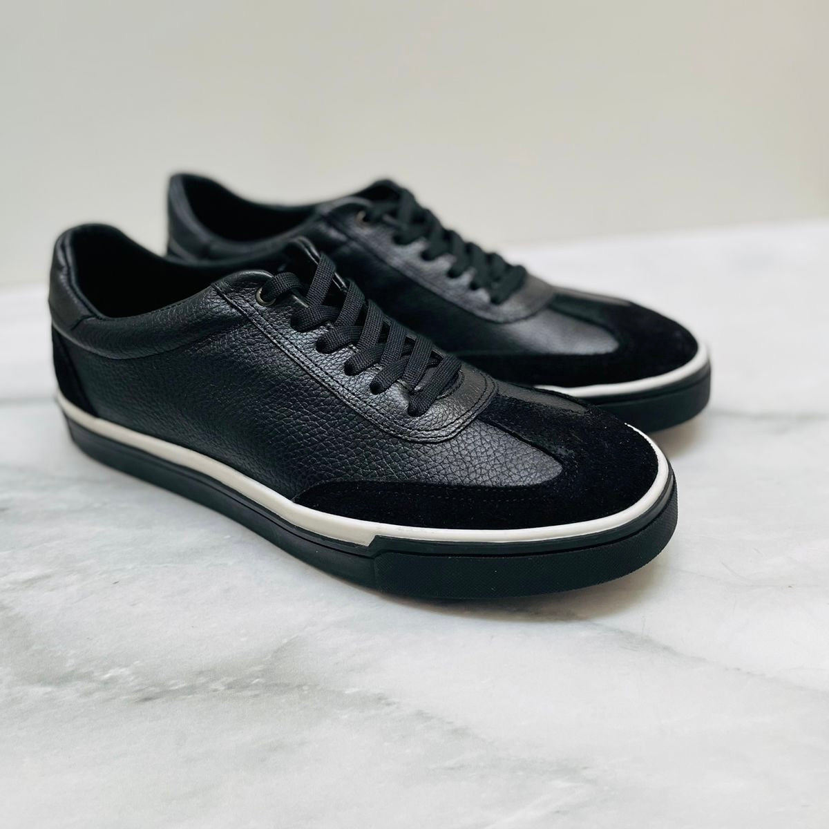 Sneakers Batuque black corte piel Mod 5051