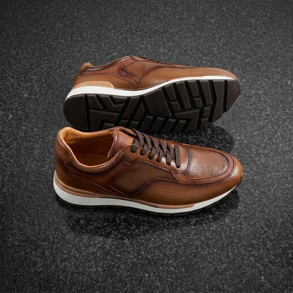 Sneakers color miel de piel mod 306