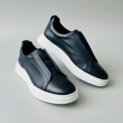 Sneakers Z blue corte piel Mod 1009SA