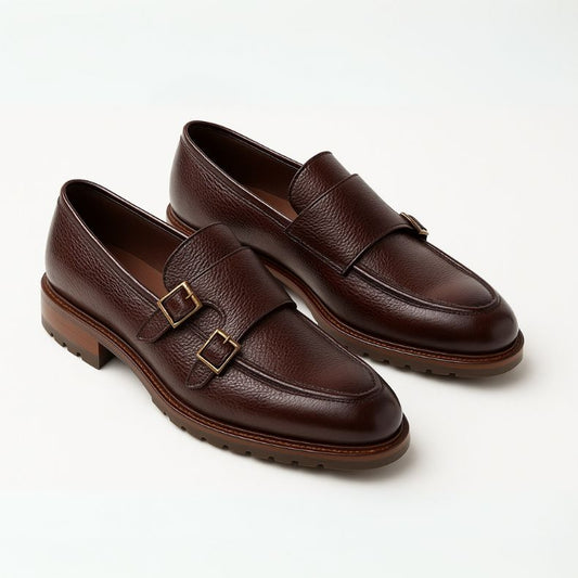 Monkstrap Floter cognac  Mod 7005