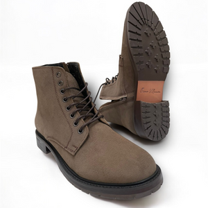 bota de piel premium suela de cuero 100%  piel 