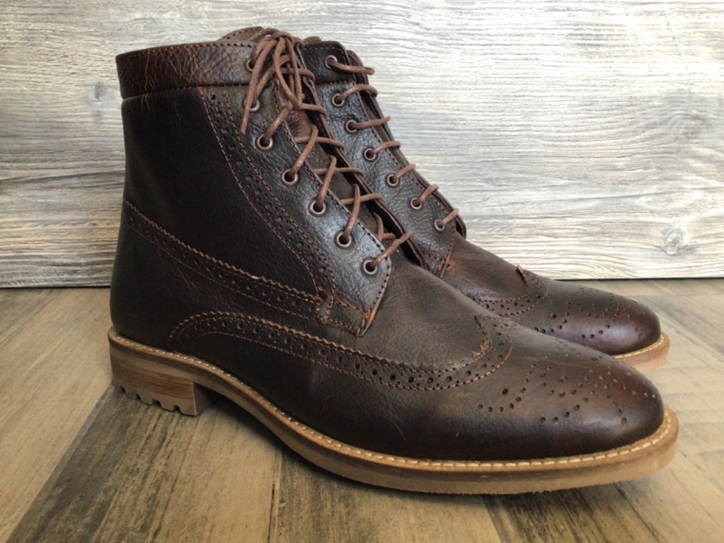Boston boots vintage leather Corte vacuno y forro de Res suela sintética antiderrapante Mod 8319