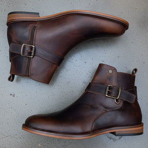 Bota Old Grasso Testa corte piel y  suela de cuero grabada calidad premium  Mod 213